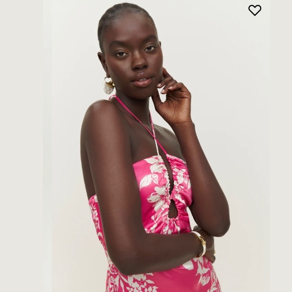 🌿|NWT| Reformation Antoni Silk Dress - Picture 4 of 16